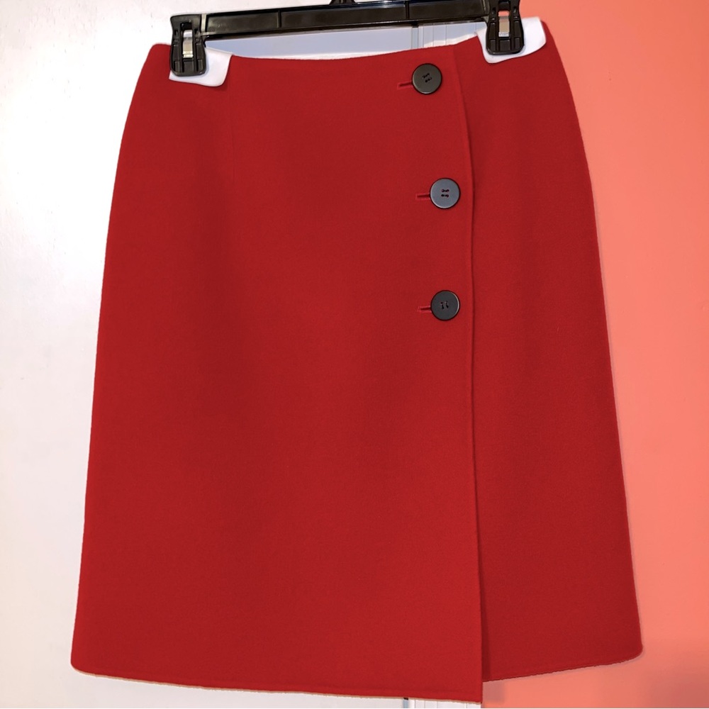 Talbots 100% Wool Flannel Skirt